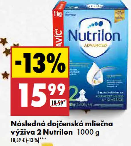 Nutrilon Následná dojčenská mliečna výživa 2