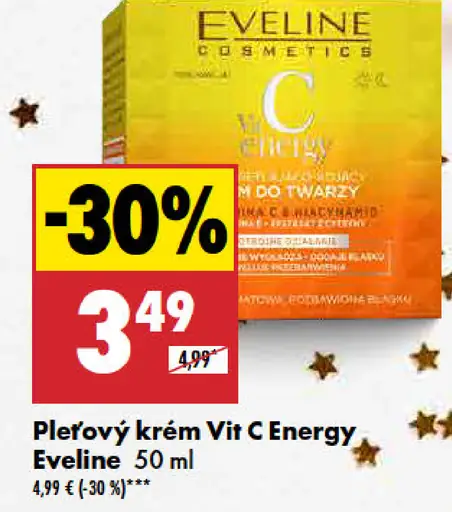 Eveline Pleťový krém Vit C Energy