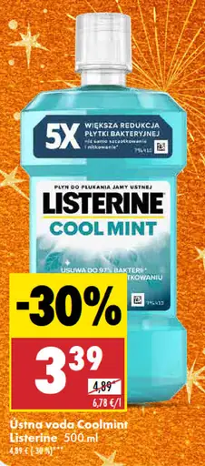 Ústna voda Coolmint Listerine