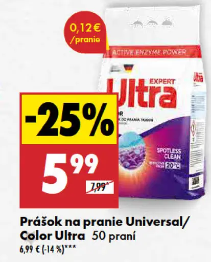 Ultra prach na pranie Universal/Color