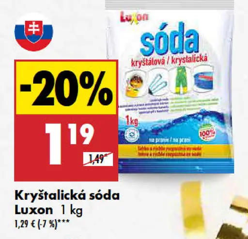 Luxon Kryštálová sóda
