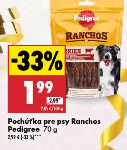 Pedigree Rancho Pochúťka pre psy