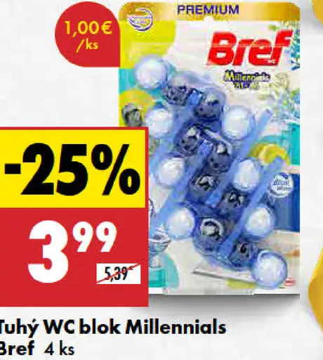 Bref WC blok Millennials