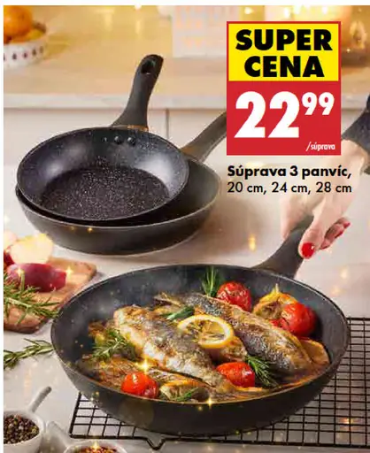 Smukee Súprava 3 panvíc