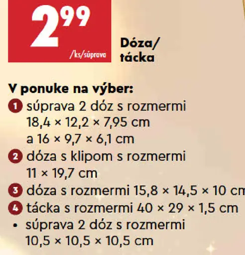 Smukee Dóza/tácka