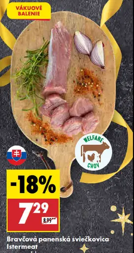 Istermeat Bravčová panenská sviečkovica