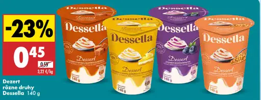 Dessella dezert rôzne druhy