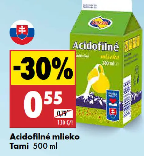 Tami acidofilné mlieko