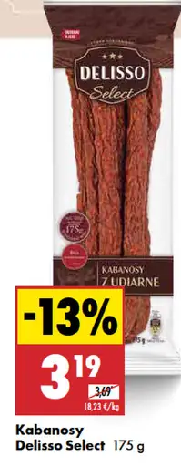 Kabanosy z údiarne Delisso Select