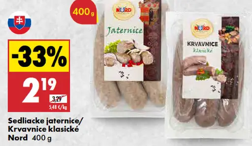 Nord Sedliacke jaternice