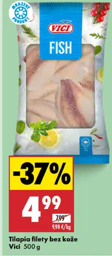 Vici Tilapia filety bez kože
