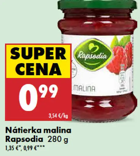 Rapsodia nátierka malina