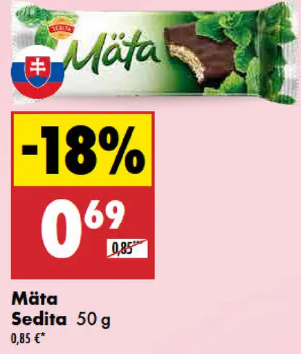 Máta Sedita tyčinka