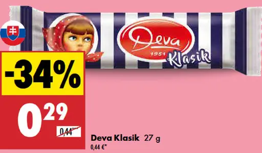 Deva Klasik tyčinka