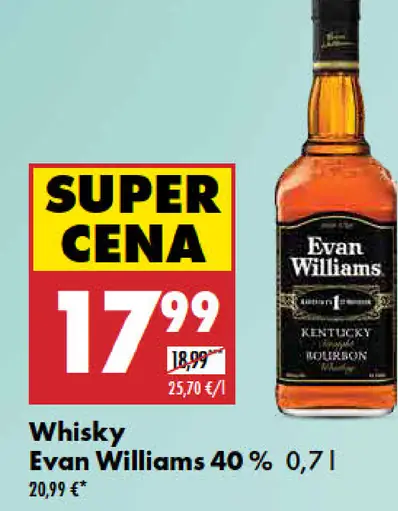 Whisky Evan Williams 40 %