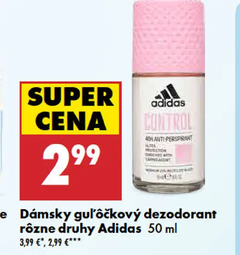 Adidas dámsky guľôčkový dezodorant