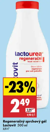 Lactovit Lactourea regeneračný sprchovací gél