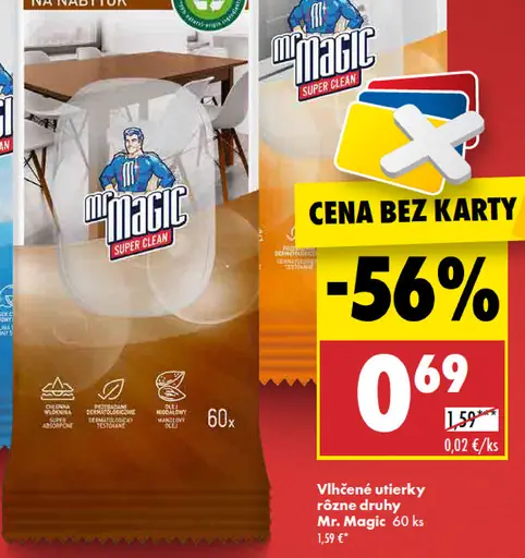 Mr. Magic vlhčené utierky do kúpeľne