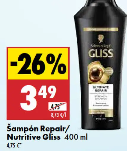 Gliss Šampón Repair-Nutrition