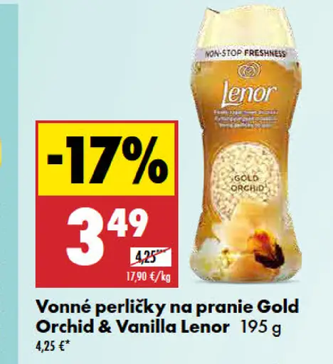 Lenor vonné perličky na pranie Gold Orchid & Vanilla