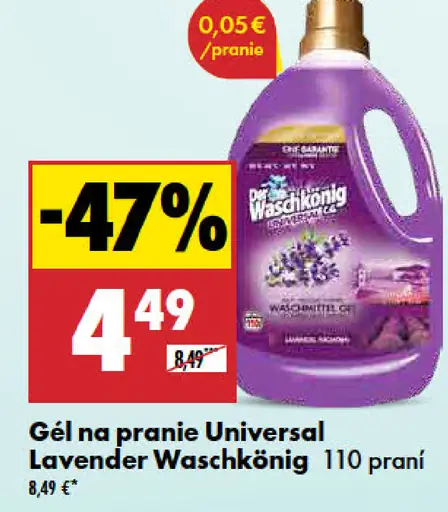 Waschkönig Universal Lavender gél na pranie