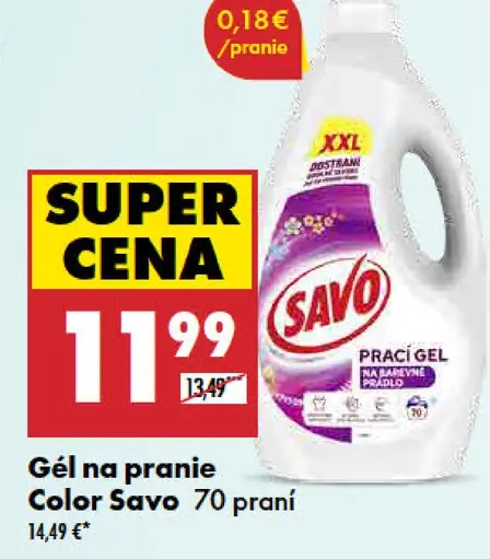 Savo Gél na pranie Color