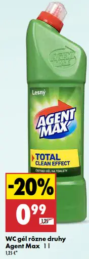 Agent Max WC gél rôzne druhy