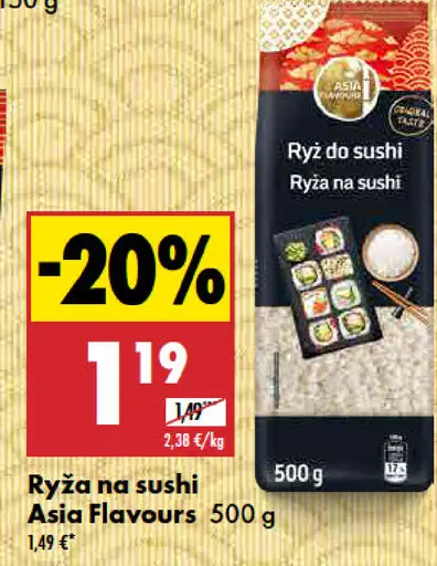 Asia Flavours Ryža na sushi