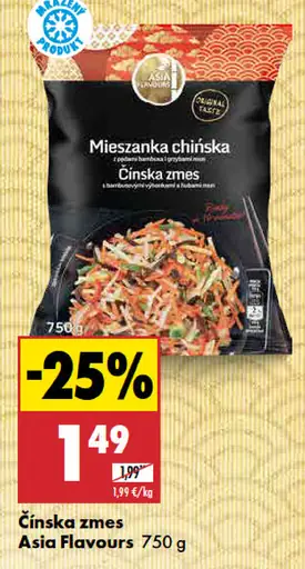 Asia Flavours čínska zmes mrazená