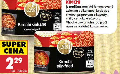 Asia Flavours kimchi sekané