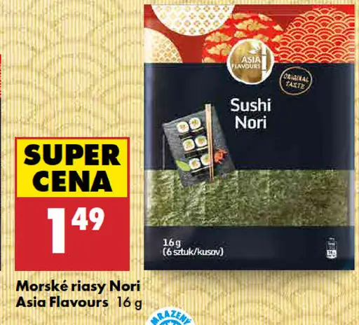 Asia Flavours Morské riasy Sushi Nori