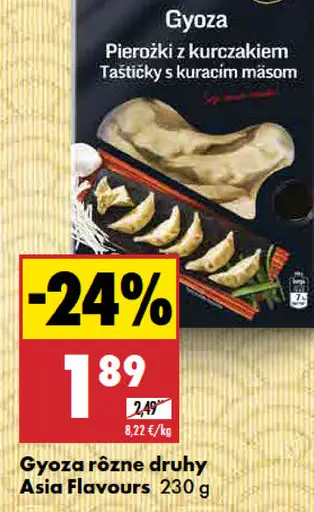 Asia Flavours gyoza taštičky s kuracím mäsom