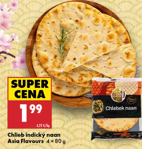 Asia Flavours chlieb indický naan