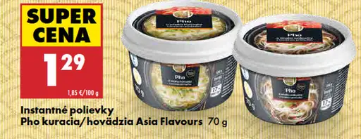 Asia Flavours instantné polievky Pho kuracia/hovädzia