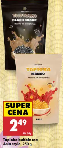 Asia style Tapioka bubble tea mango