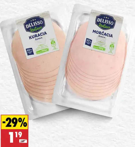 Delisso Nature Kuracia šunka 92%