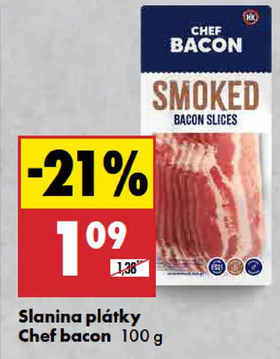 Chef Bacon slanina plátky