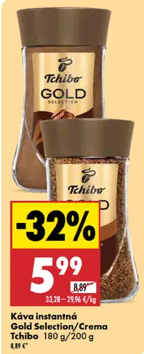 Tchibo Gold Selection Crema instantná káva