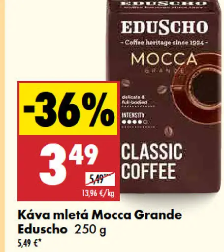 Eduscho Mocca Grande pražená mletá káva