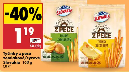 Slovakia Z Pece Tyčinky zemiakové