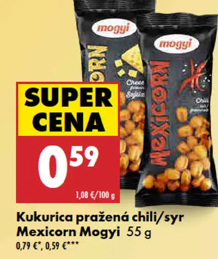 Mogyi Kukurica pražená chili/syr