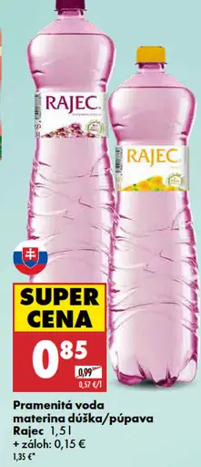 Rajec Pramenitá voda materina dúška