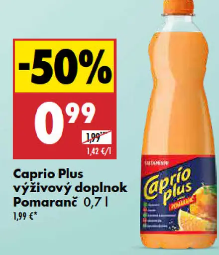 Caprio Plus Výživový Doplnok Pomaranč