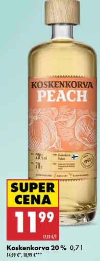 Koskenkorva Peach 20 %