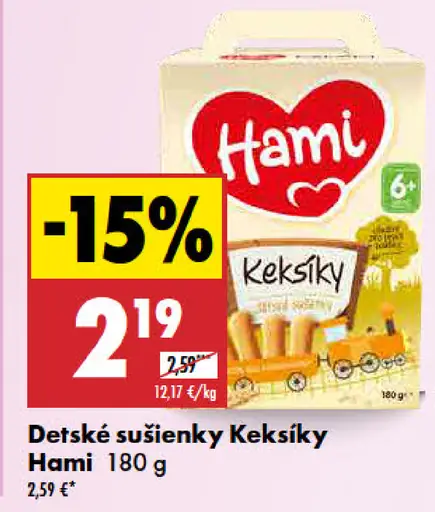 Hami Detské sušienky Keksíky