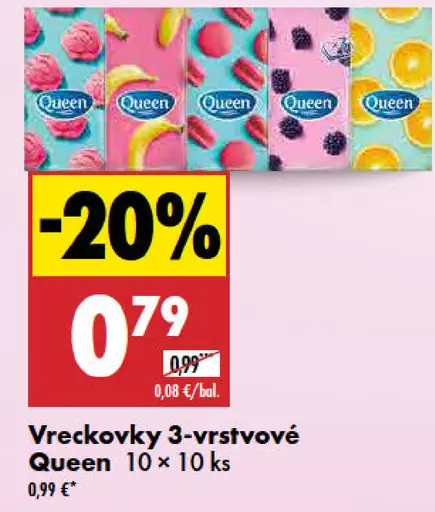 Queen Vreckovky 3-vrstvové