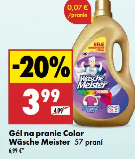 Gél na pranie Color Wäsche Meister