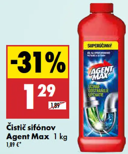 Agent Max čistič sifónov
