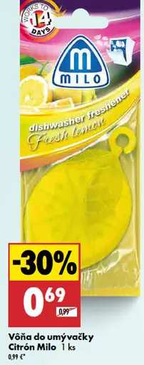 Milo Vôňa do umývačky Citrón