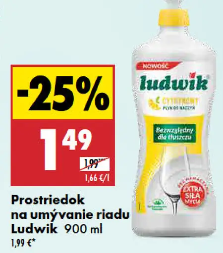 Ludwik Prostriedok na umývanie riadu
